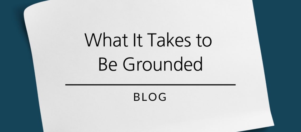 What it takes to be grounded.